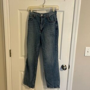 Abercrombie & Fitch Light Blue Ultra High Rise Jeans